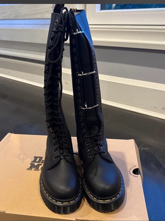 Dr. Martens Shoes - Dr. Martens  1B60 BEX PISA LEATHER KNEE HIGH BOOTS